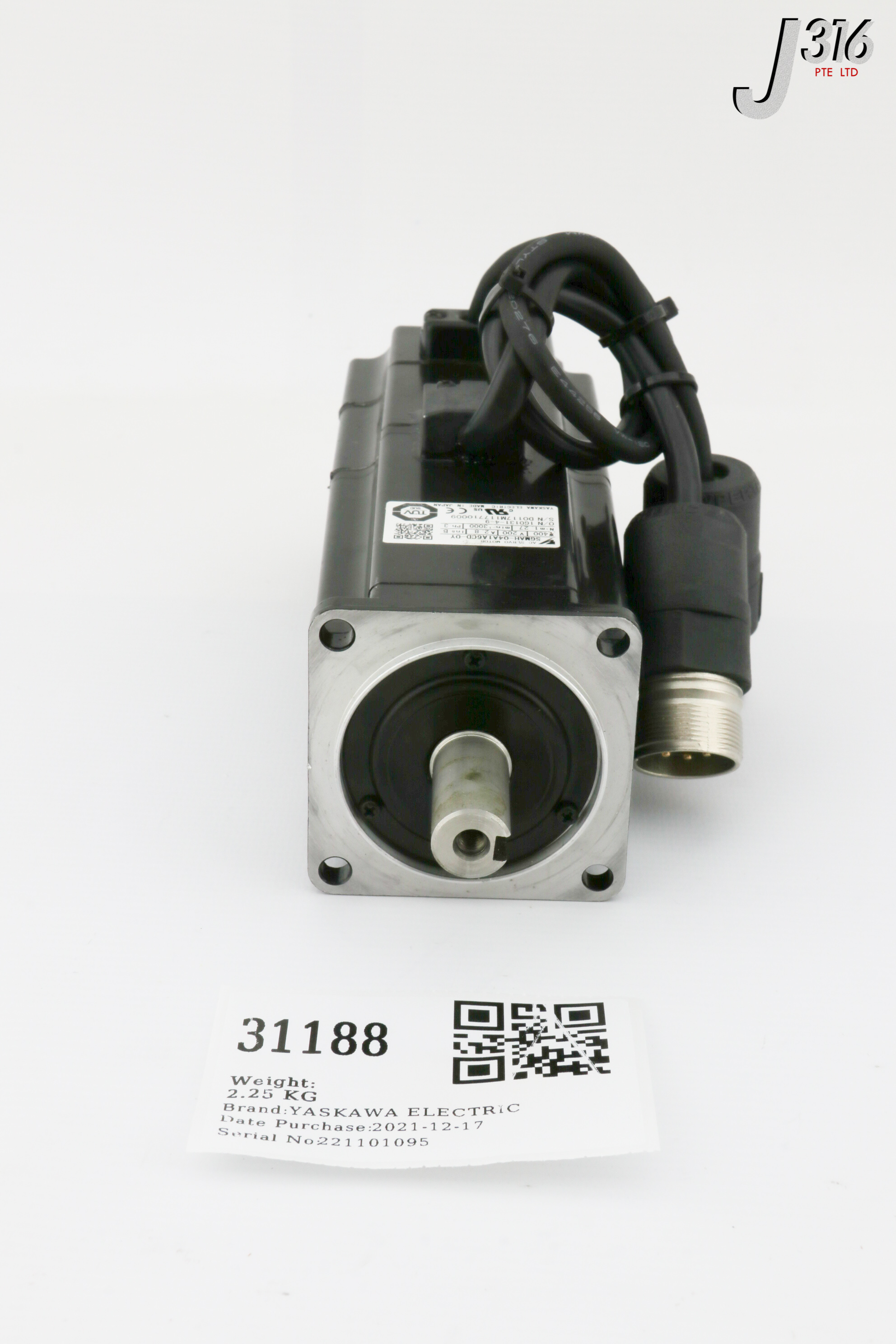 31188 YASKAWA ELECTRIC AC SERVO MOTOR SGMAH-04A1A6CD-0Y | eBay